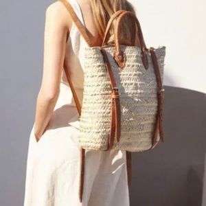 Straw backpack